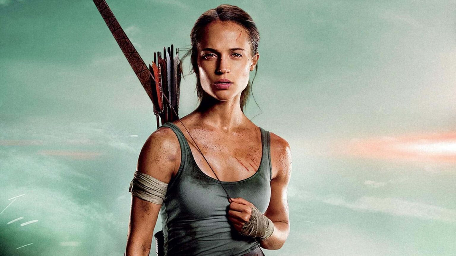 Alicia Vikander como Lara Croft em Tomb Raider