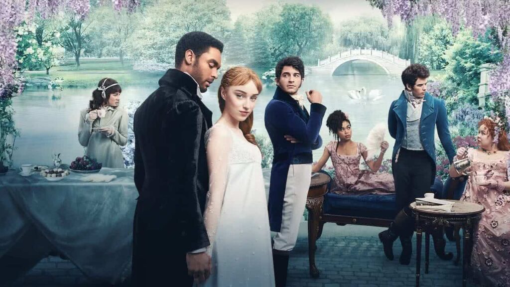 Kim Kardashian “pira” de felicidade ao saber que sua família inspirou personagens de Bridgerton Bridgerton (Reprodução / Netflix)