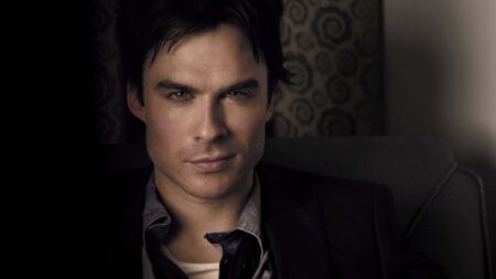 Damon (Ian Somerhalder) em The Vampire Diaries (Divulgação)