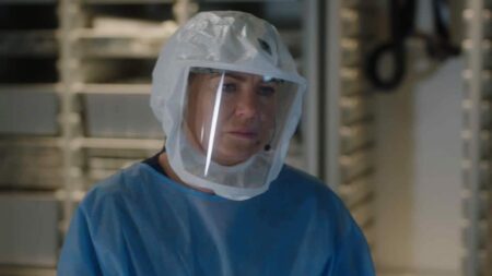 Divulgado trailer de novo crossover entre Grey’s Anatomy e Station 19 Meredith (Ellen Pompeo) em Grey's Anatomy (Reprodução)