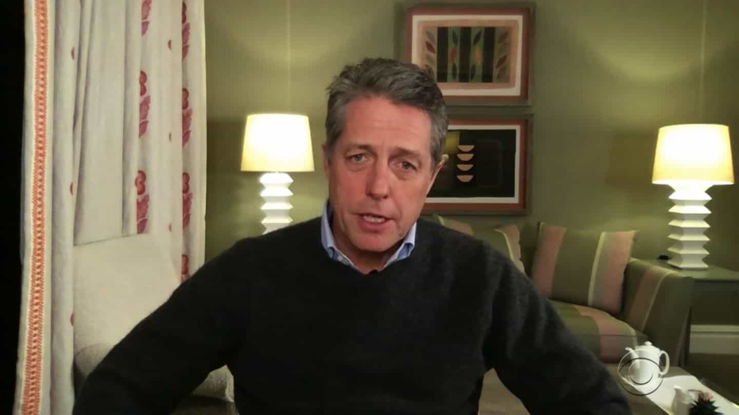 Hugh Grant no The Late Show