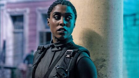 Lashana Lynch em 007 - Sem Tempo Para Morrer (Reprodução)