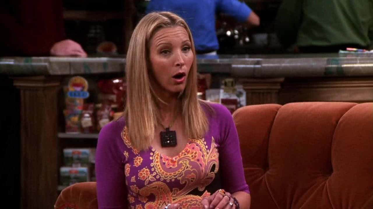 Phoebe (Lisa Kudrow) in Friends (Reproduction)