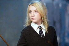 Luna Lovegood (Evanna Lynch) em Harry Potter (Reprodução)