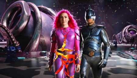 Netflix divulga primeiras imagens de Lavagirl e Sharkboy em Pequenos Grandes Heróis Taylor Dooley e J. J. Dashnaw em Pequenos Grandes Heróis (Divulgação / Netflix)