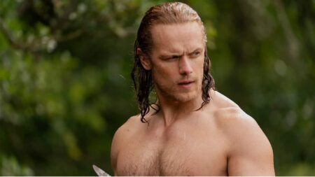 Jamie (Sam Heughan) em Outlander (Reprodução)