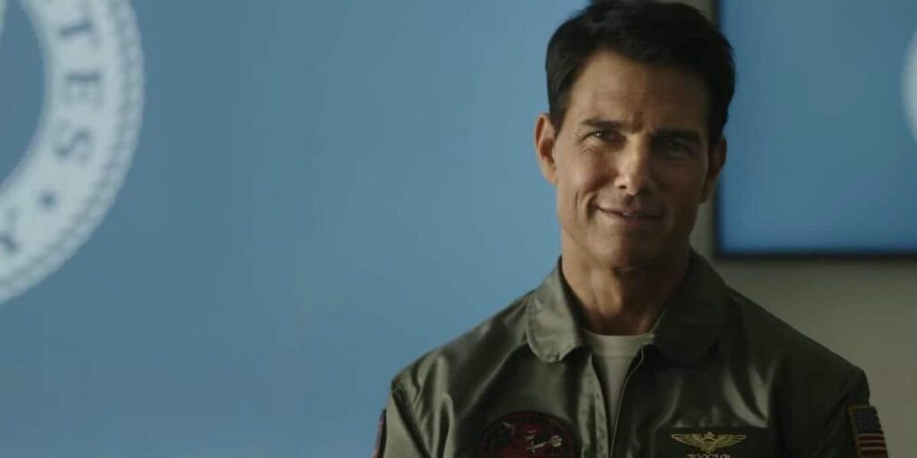 Tom Cruise em Top Gun: Maverick