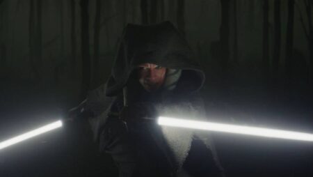 Rosario Dawson como Ahsoka Tano em The Mandalorian (Reprodução / LucasFilm)