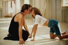 Patrick Swayze e Jennifer Grey em Dirty Dancing - Ritmo Quente (Divulgação)