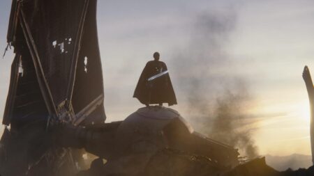 Moff Gideon (Giancarlo Esposito) em The Mandalorian (Reprodução / LucasFilm)