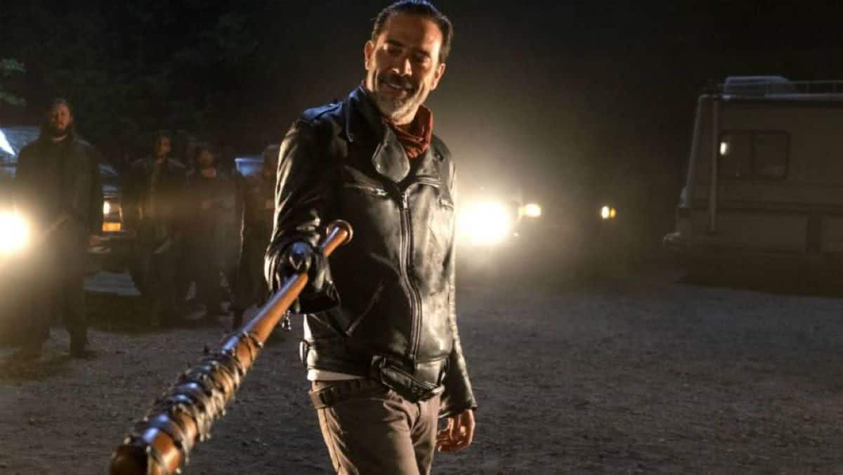 Jeffrey Dean Morgan como Negan em The Walking Dead (Reproduçao / AMC)