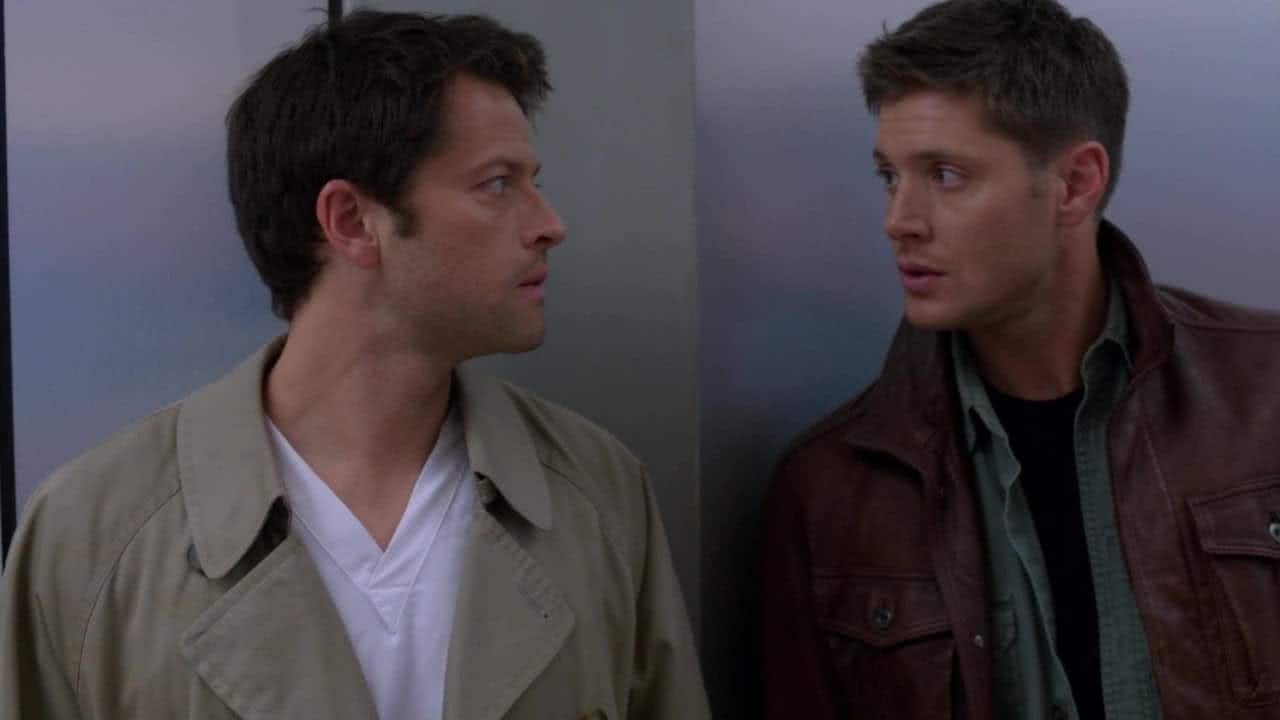 Castiel e Dean em Supernatural (Divulgação / The CW)
