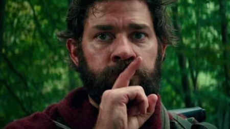 John Krasinski em Um Lugar Silencioso (Reprodução / Paramount)