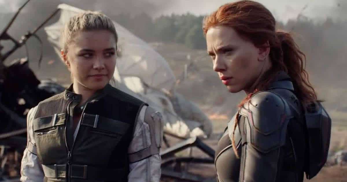 Florence Pugh e Scarlett Johansson em Viúva Negra (Reprodução / Marvel)