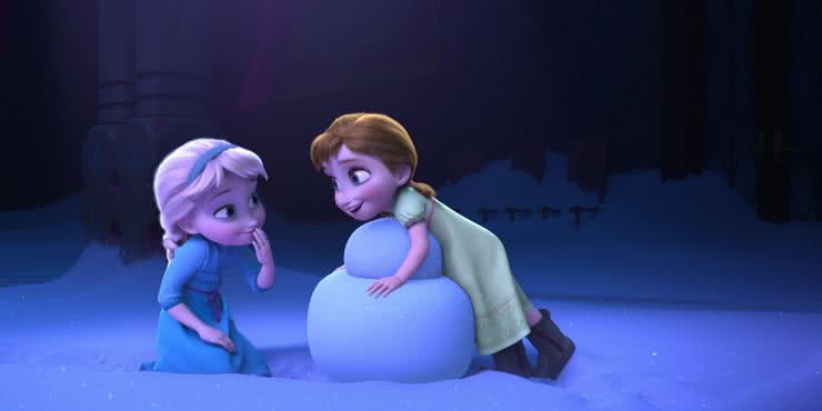 Elsa e Anna em Frozen (Reprodução)