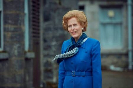Gillian Anderson é primeira-dama pela Showtime Gillian como Margaret em The Crown
