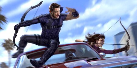 Gavião Arqueiro: Identidade de Kate Bishop é revelada em novas fotos Hawkeye (Divulgação / Marvel)
