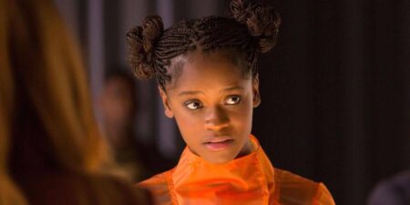 Letitia Wright em Pantera Negra (Reprodução / Marvel)