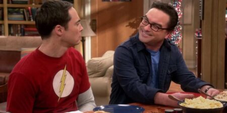 Sheldon (Jim Parsons) e Leonard (Jhonny Galecki) em The Big Bang Theory: (Reprodução)