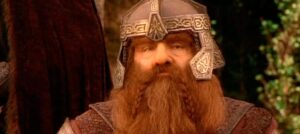 John Rhys-Davies como Gimli em O Senhor dos Anéis (Reprodução)