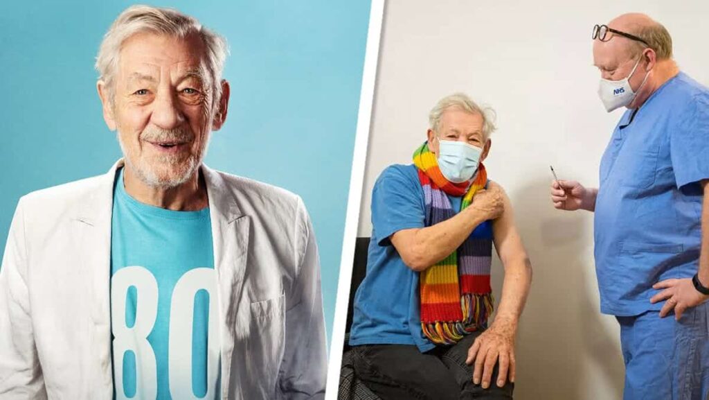 Ian McKellen é o primeiro astro do cinema a se vacinar contra a COVID-19 ian mckellen