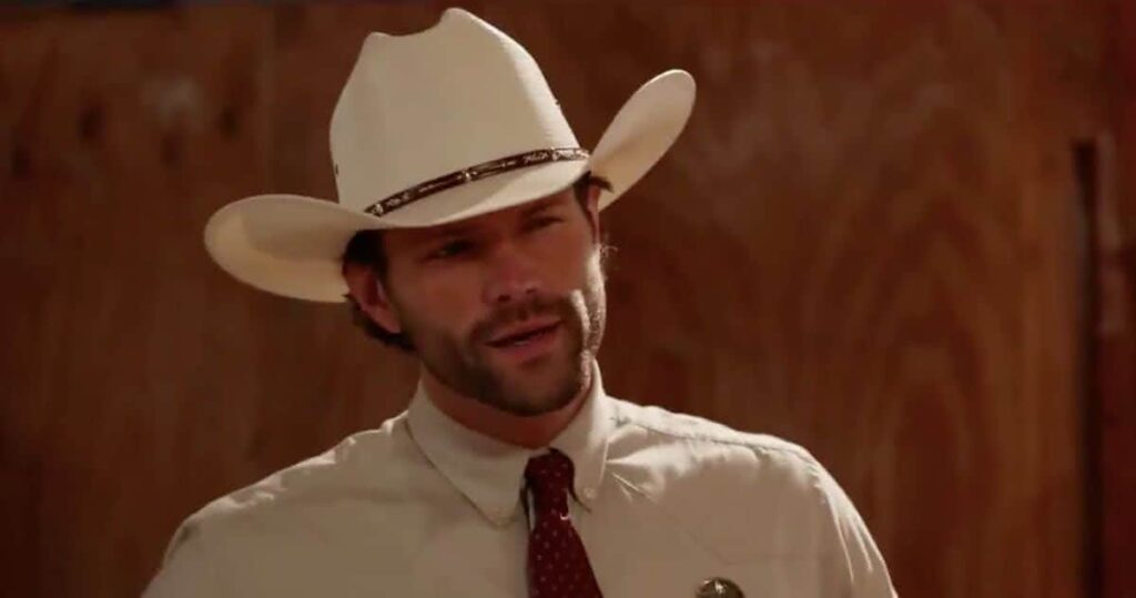 Jared Padalecki na série Walker (Reprodução / The CW)