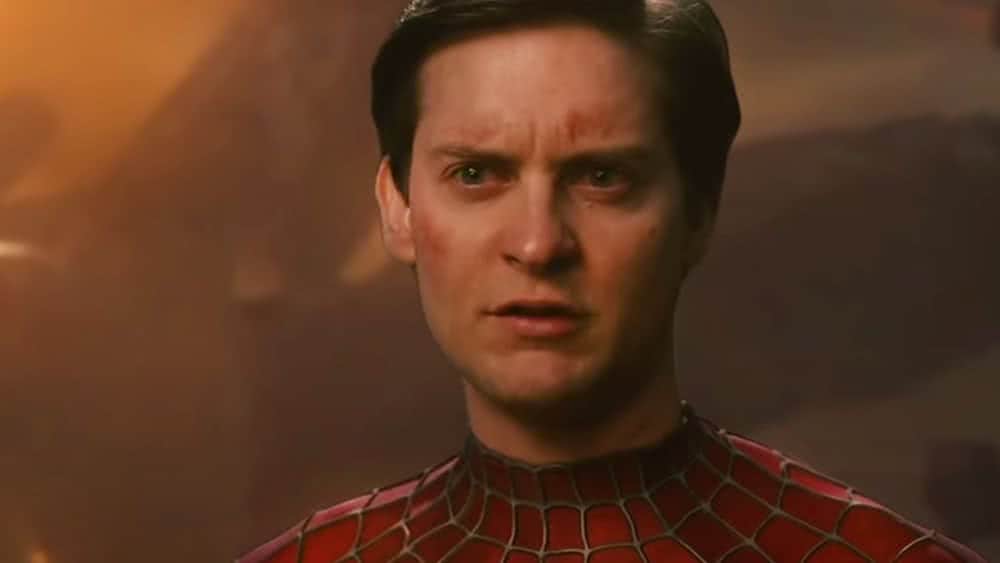 Tobey Maguire como Peter Parker em Homem-Aranha (Reprodução)