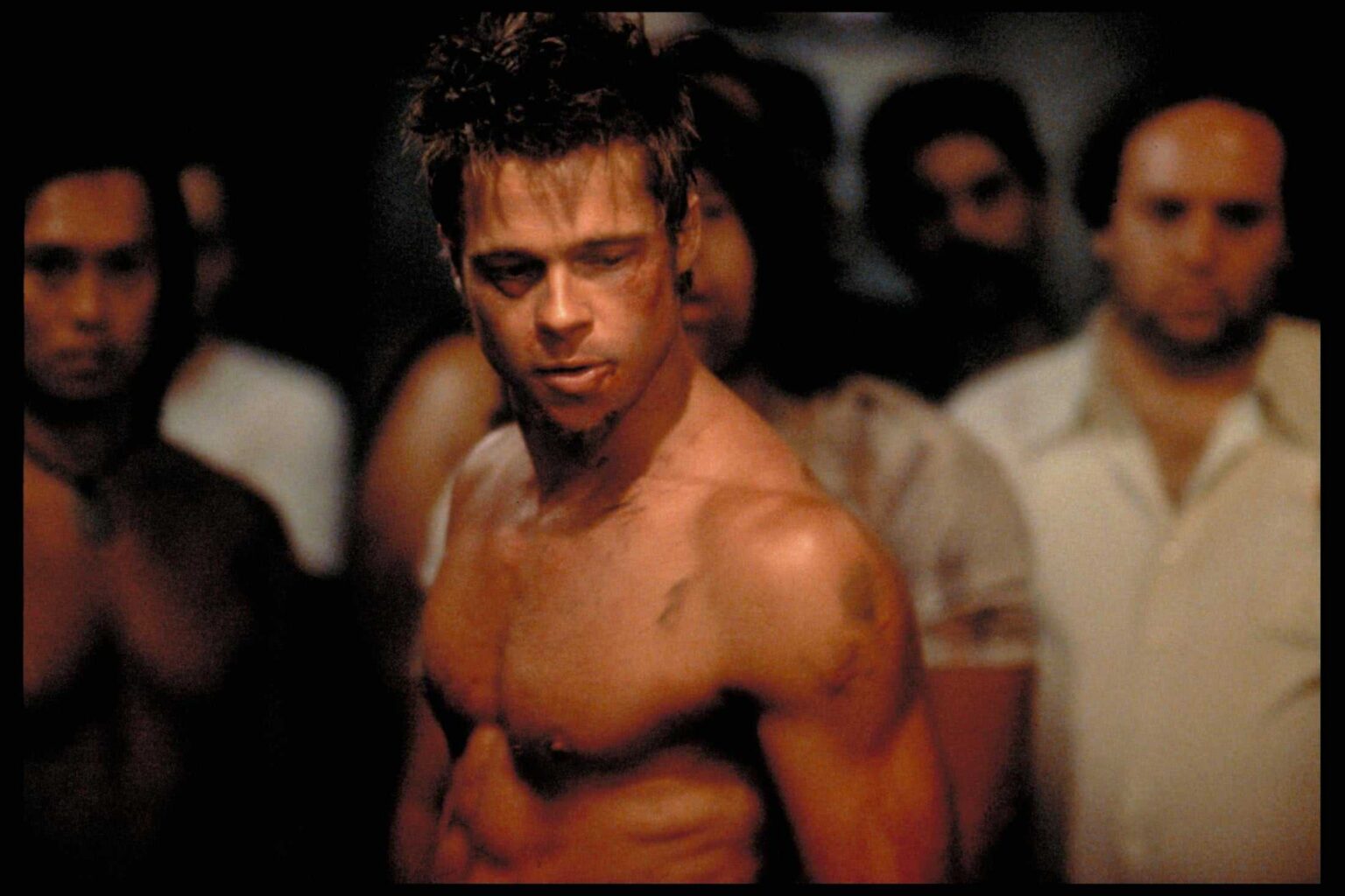 Faíscas voam no set do novo filme de Brad Pitt e Sandra Bullock Brad Pitt em Clube da Luta