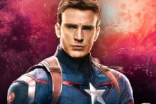 Chris Evans como Capitão América no MCU
