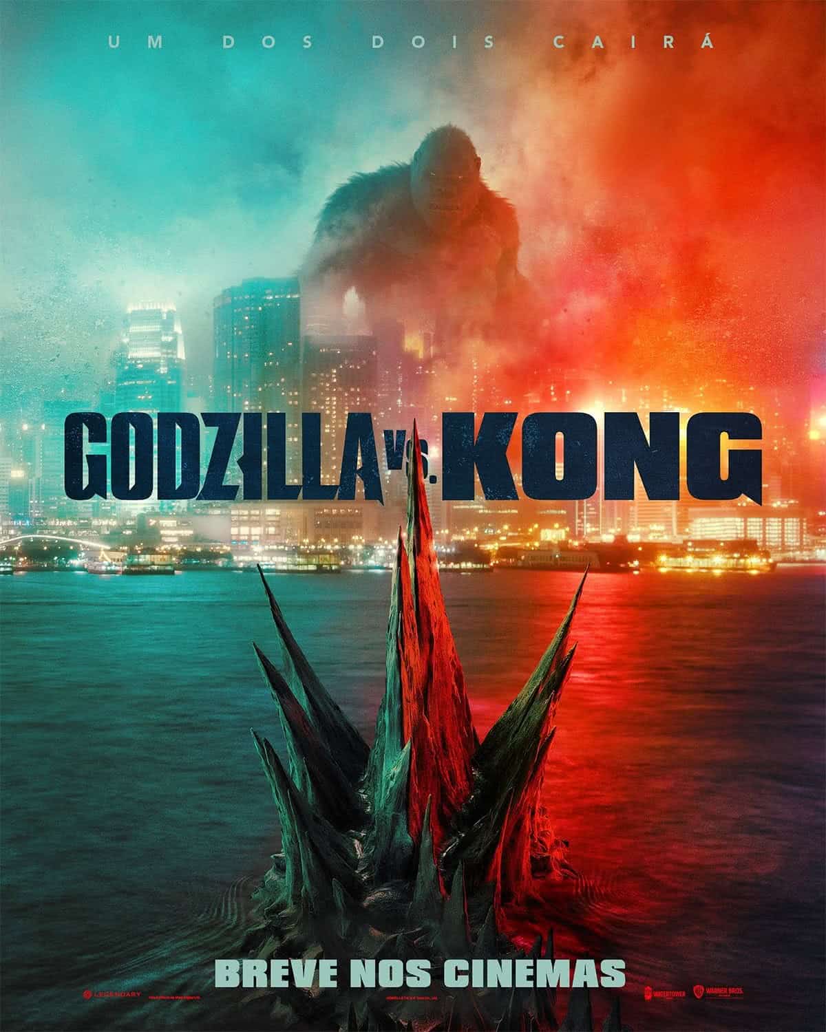 Cartaz nacional de Godzilla vs. Kong (Divulgação / Warner Bros.)
