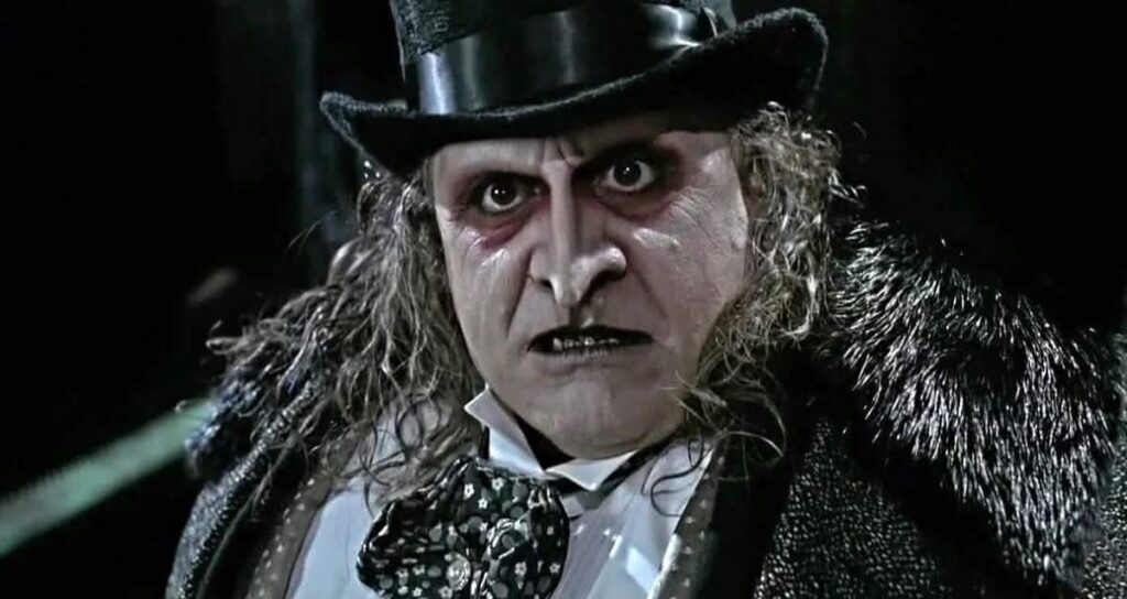 Danny DeVito como Pinguim em Batman: O Retorno (Reprodução)
