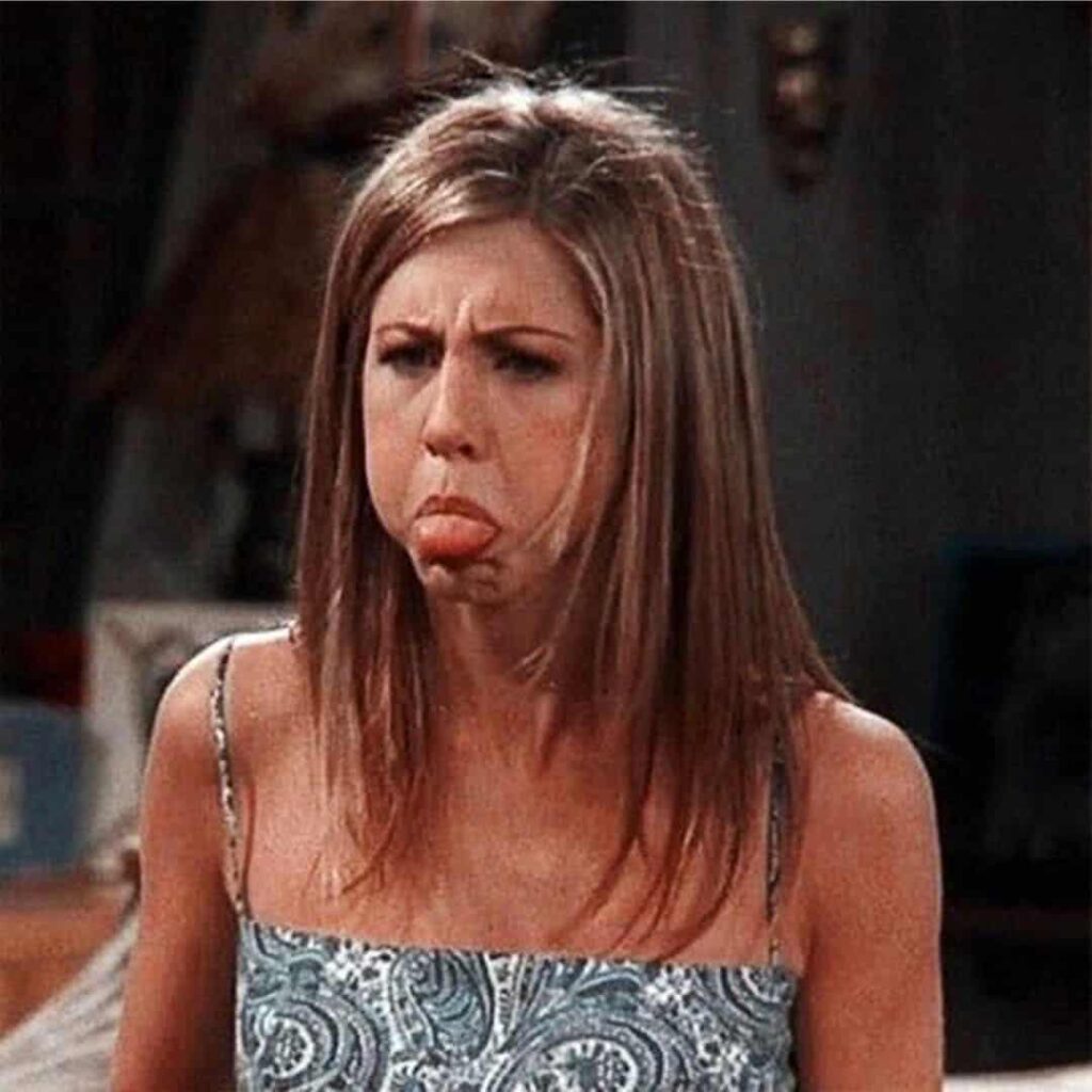Saiba quais aspectos de Friends não deram muito certo Rachel (Jennifer Aniston) em Friends (Reprodução)