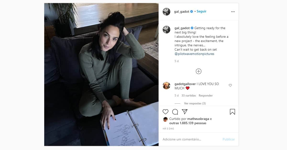 Gal Gadot (Reprodução/Instagram)