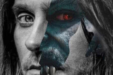 Jared Leto em cartaz de Morbius — Foto: Divulgação