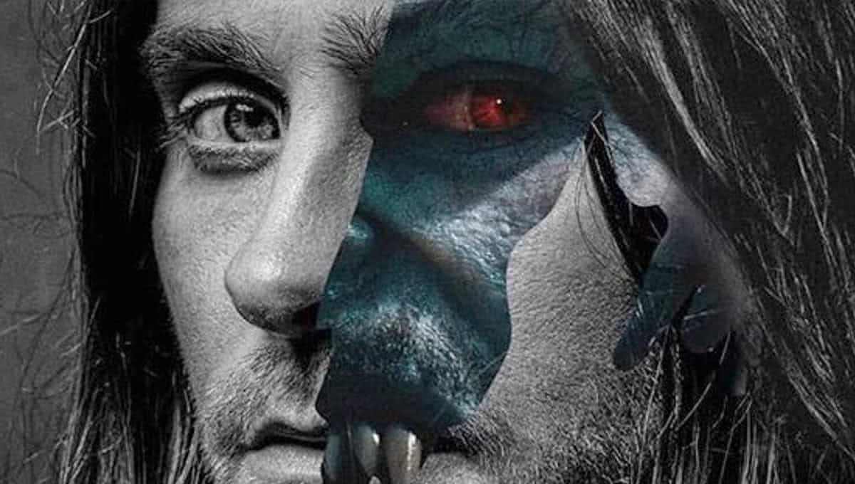 Jared Leto em cartaz de Morbius — Foto: Divulgação