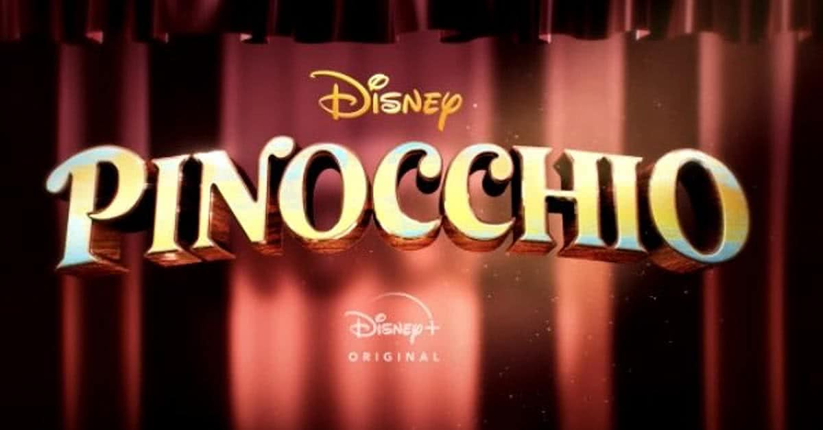 Logo do live-action de Pinocchio (Divulgação/Disney+)