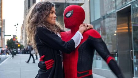 Produtora quis impedir namoro de Tom Holland e Zendaya Zendaya e Tom Holland no MCU (Reprodução / Marvel)