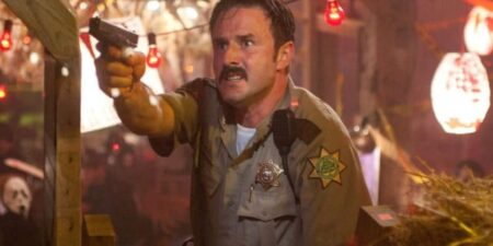David Arquette em cena de Pânico (Reprodução)