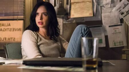 Krysten Ritter como Jessica Jones (Divulgação / Netflix)