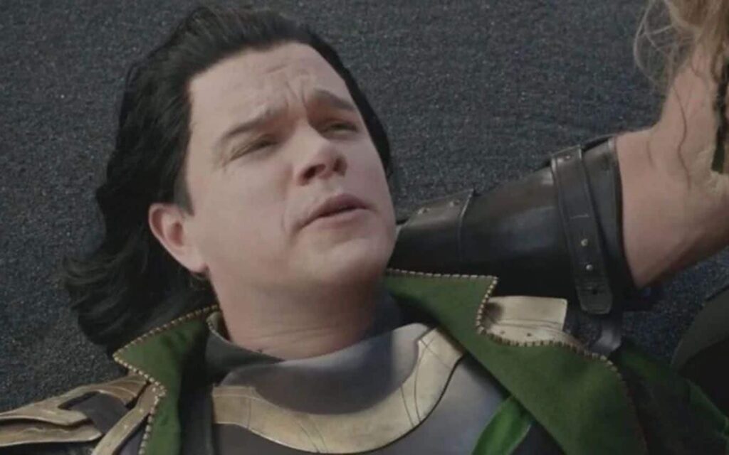 Matt Damon em participação em Thor: Ragnarok (Reprodução / Marvel)
