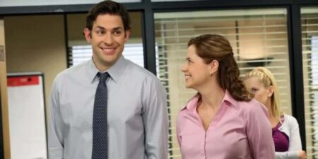 John Krasinski bateu o pé e se recusou a gravar cena de traição em The Office Cena de The Office (Reprodução / NBC)