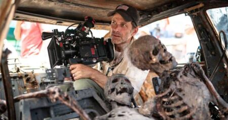 Zack Snyder nos bastidores de Army of the Dead (Divulgação / Netflix)