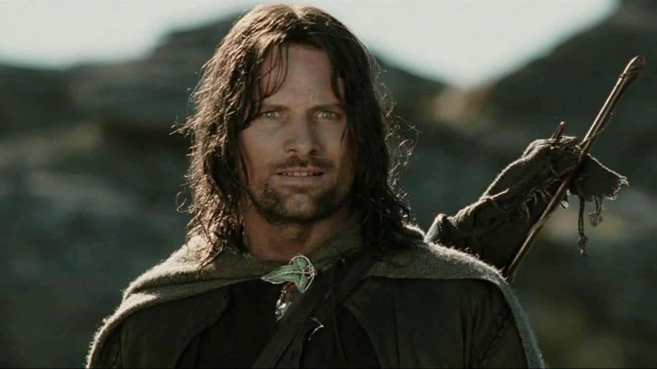 Aragorn (Viggo Mortensen) em O Senhor dos Aneis: (Reprodução)