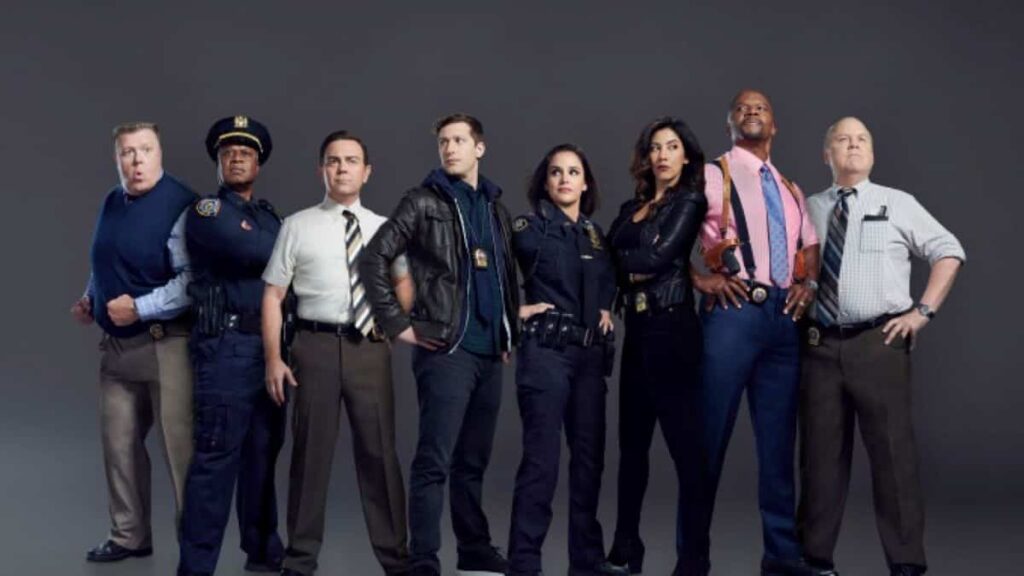 Brooklyn Nine-Nine chegará ao fim após 8 temporadas Elenco de Brooklyn Nine-Nine (Divulgação / NBC)
