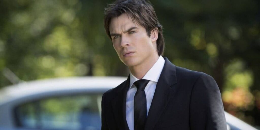 Damon (Ian Somerhalder) em The Vampire Diaries (Reprodução)