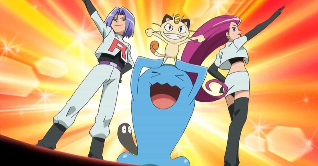 Equipe Rocket em Pokémon: (Reprodução)