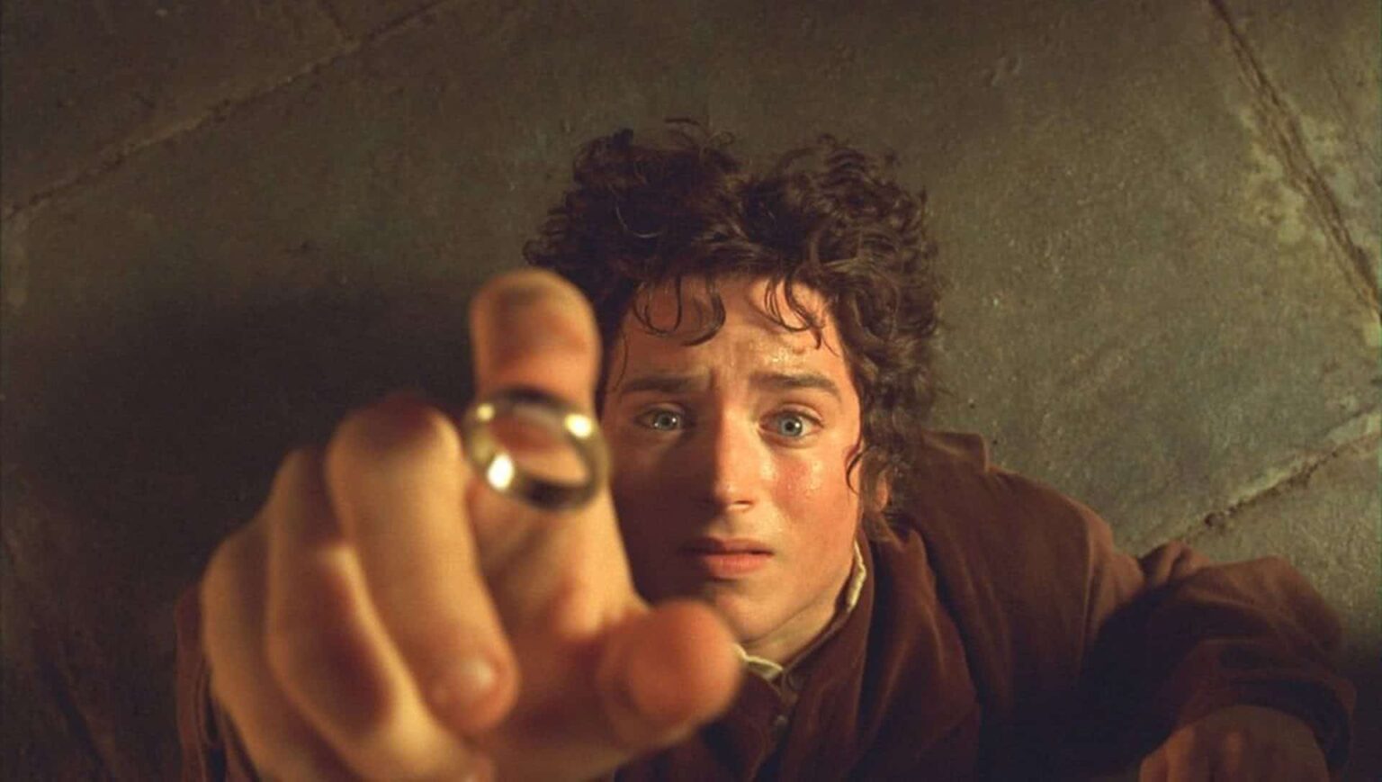 Frodo (Elijah Wood) em O Senhor dos Aneis (Reprodução)