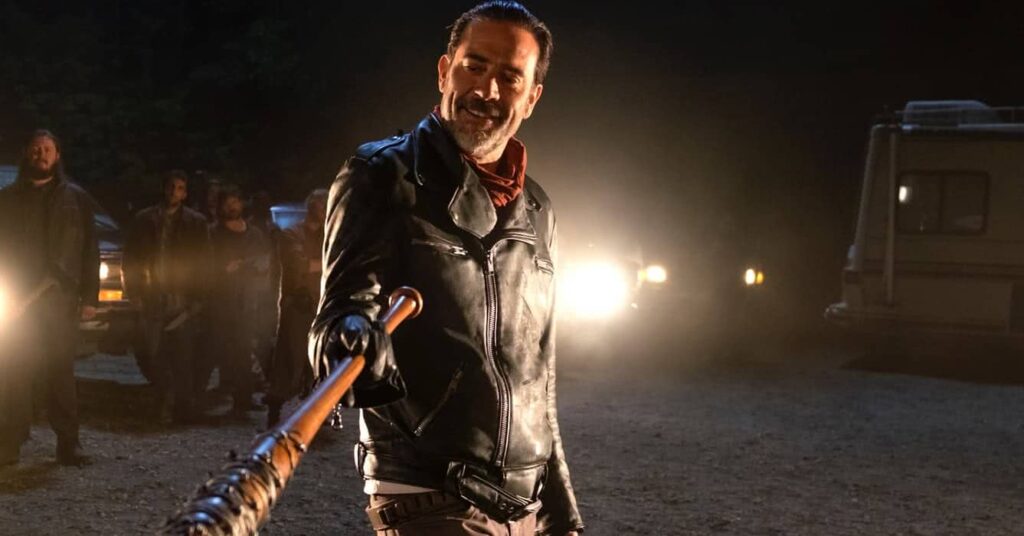Negan (Jeffrey Dean Morgan) em The Walking Dead (Reprodução / AMC)