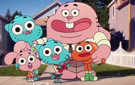 Gumball, Ricardo, Darwin, Anais e Nicole em O Incrível Mundo de Gumball (Reprodução / Cartoon Network)