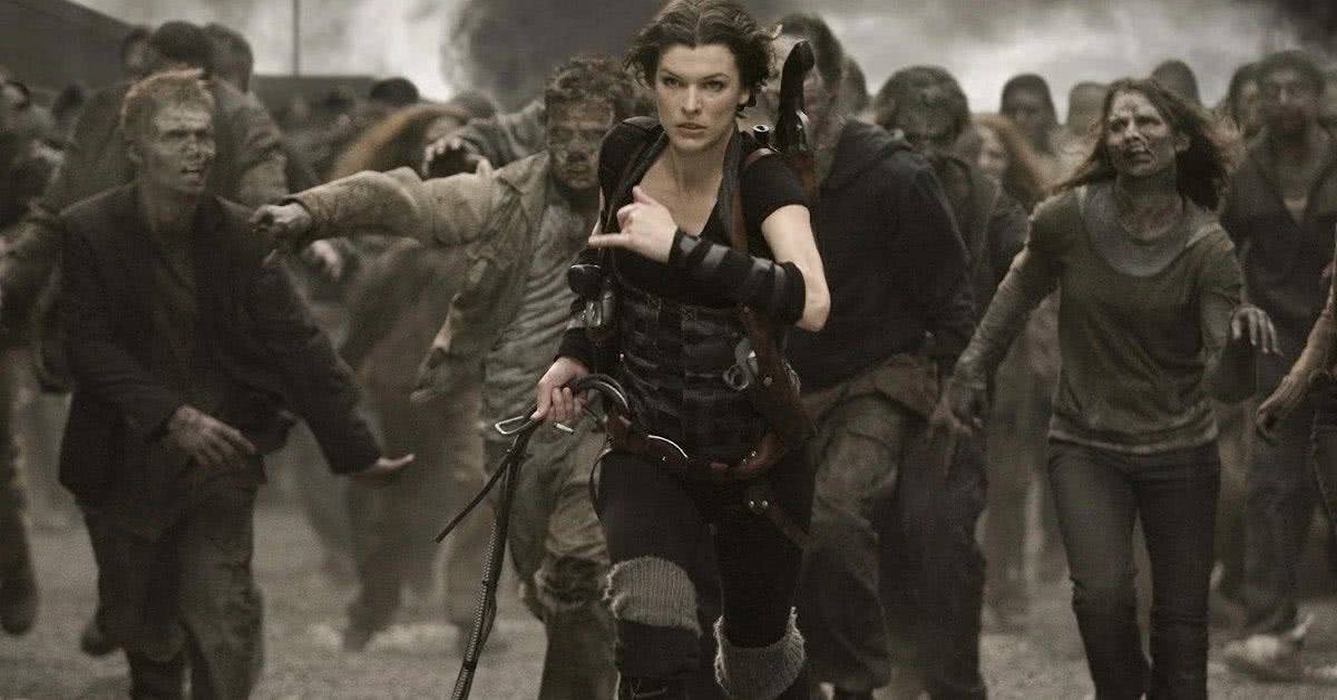 Alice (Milla Jovovich) em Resident Evil (Reprodução)